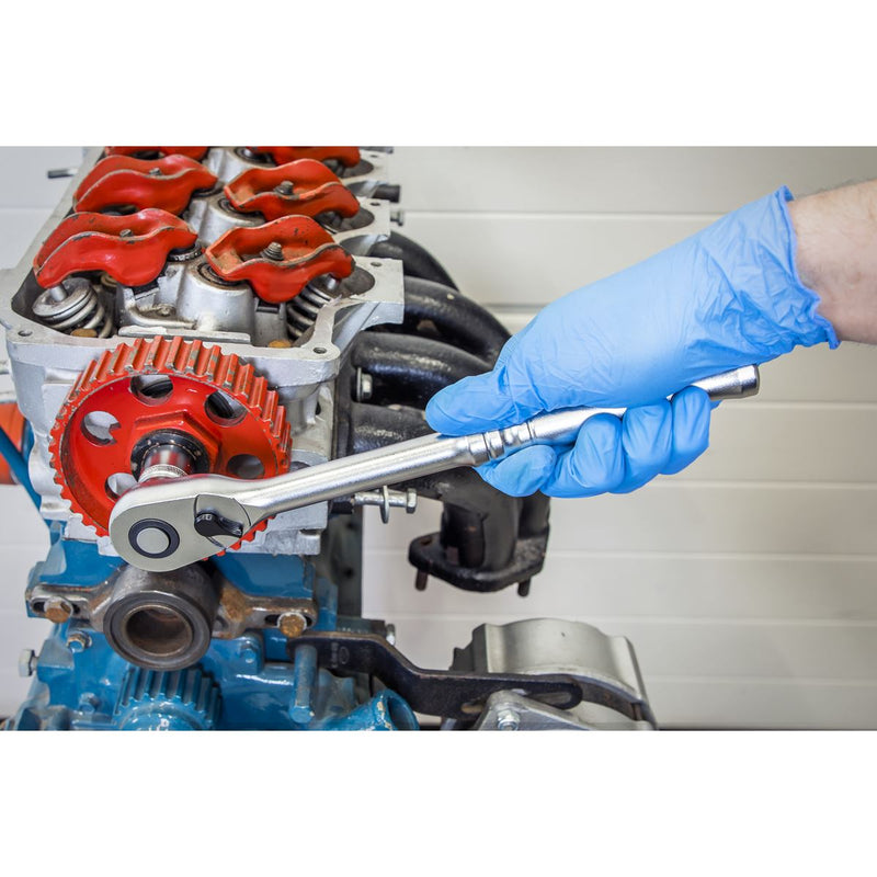 Premier Platinum Ratchet Wrench with Flip Reverse 1/2"Sq Drive 90-Tooth Sealey Premier Platinum - Dynamic Drive