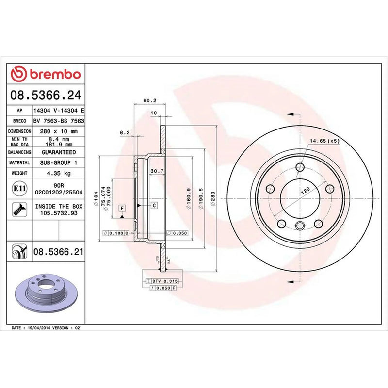 Brembo Front Solid & Rear Solid Brake Discs & Pads fits BMW 3 1990-1999