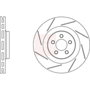 Apec 2 x Slotted/Internally Vented Brake Discs fits Chrysler 300C 2005-2012 6.1