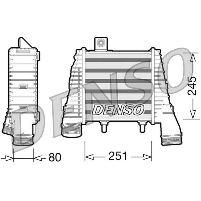 Denso Intercooler (Charge Air Cooler) fits Audi A8 D4 2009-2014 4.2