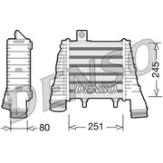 Denso Intercooler (Charge Air Cooler) DIT02008