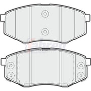 Fahren Front & Rear Pads fits Hyundai Sonata VI 2011-2014 2.0