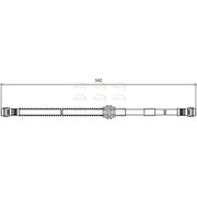 Apec Brake Hydraulic Hose Line Front fits Audi Q7 2007-2015 3.0 4.2 6.0