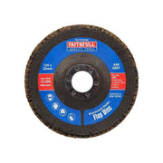 Faithfull Aluminium Oxide Flap Disc 125 x 22mm 80 Grit Faithfull - NN4 Online