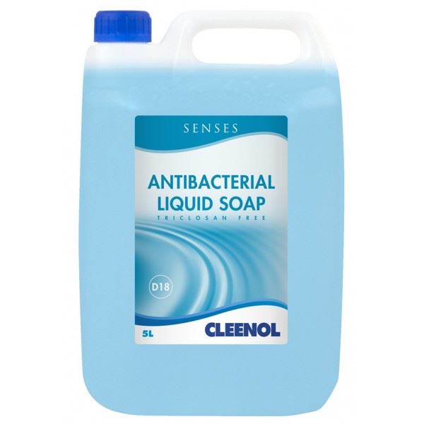 Cleenol Senses Antibacterial Liquid Soap - 5 Litre Cleenol  - Dynamic Drive