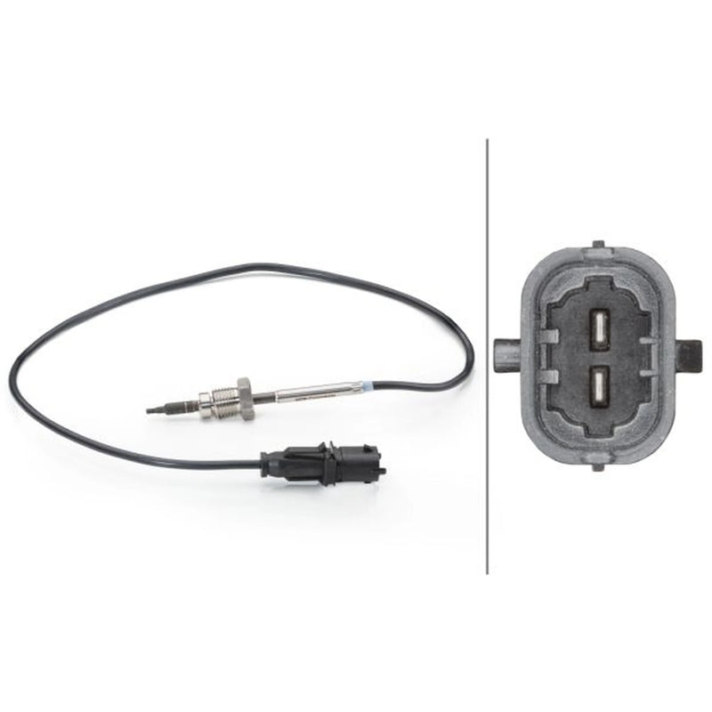 Hella Exhaust Gas Temperature Sensor before catalytic conve fits Alfa Romeo Mito