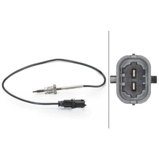 Hella Exhaust Gas Temperature Sensor before catalytic conve fits Alfa Romeo Mito