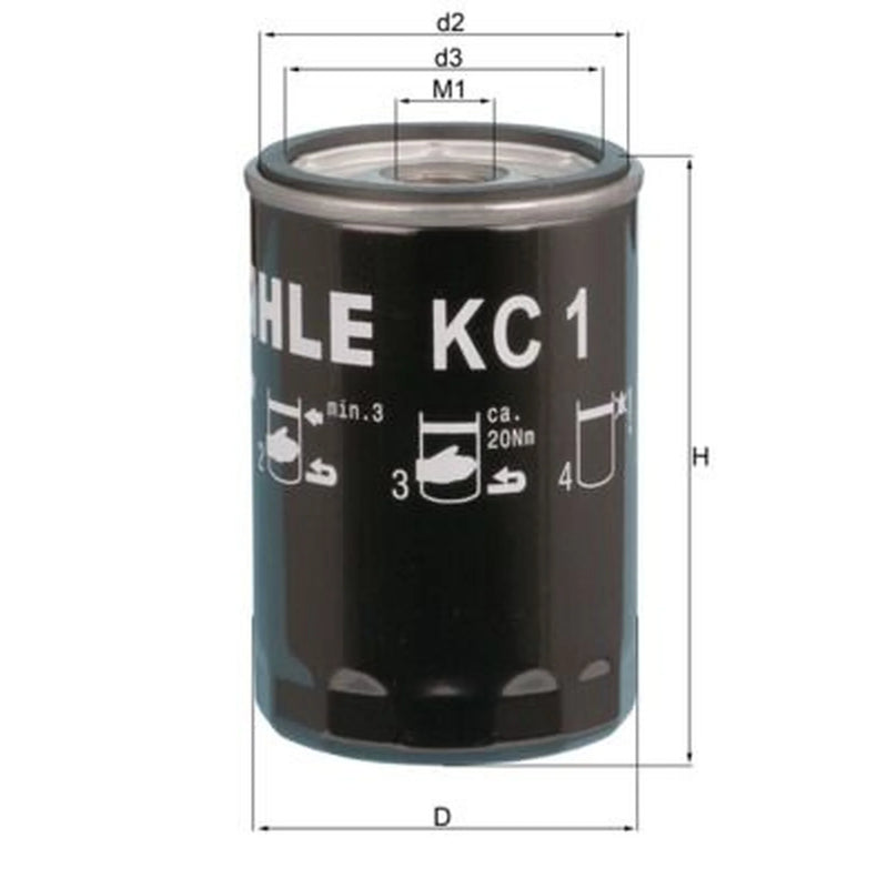 Mahle Fuel Filter Element