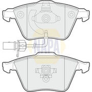 NAPA Front Vented & Rear Vented Brake Discs & Pads fits Audi A6 C6 2004-2011