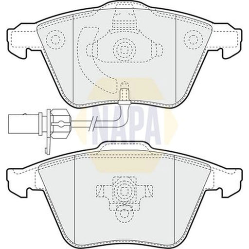NAPA Front Brake Pad Set NBP1405