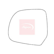 Apec Exterior Wing Mirror Glass Left fits Dacia Duster 1984-1993 1.4 1.6