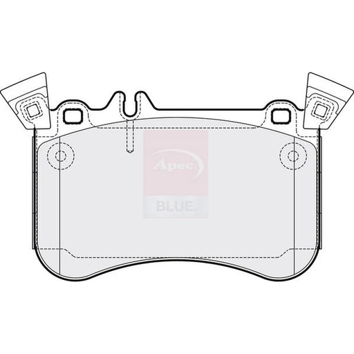 Apec Front Brake Pad Set PD3718