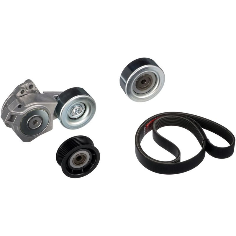 Gates V-Ribbed Belt Set fits Mitsubishi Pajero/Shogun IV 2006-2007 3.0 3.8