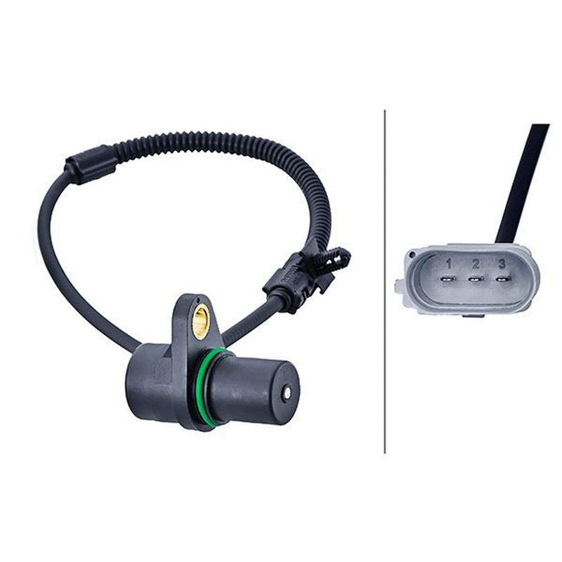Hella Crankshaft Position Sensor fits Audi Q7 2006-2010 3.6