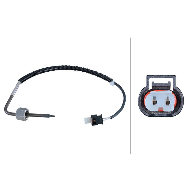 Hella Exhaust Gas Temperature Sensor before soot part fits Mercedes-Benz C-Class