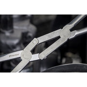 Sealey Needle Nose Pliers 45 Double Joint Long Reach 335mm AK8592 Sealey - Dynamic Drive