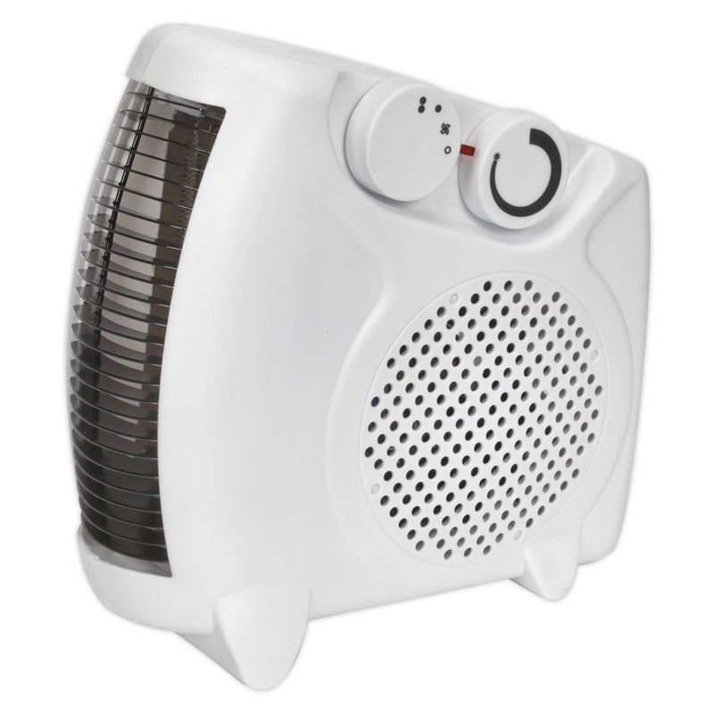 Sealey Fan Heater 2000W/230V 2 Heat Settings & Thermostat FH2010 Sealey - Dynamic Drive