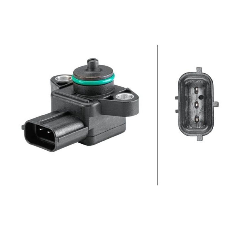 Hella MAP Sensor (Manifold Air Pressure) fits Fiat Sedici 2006-2014 1.6