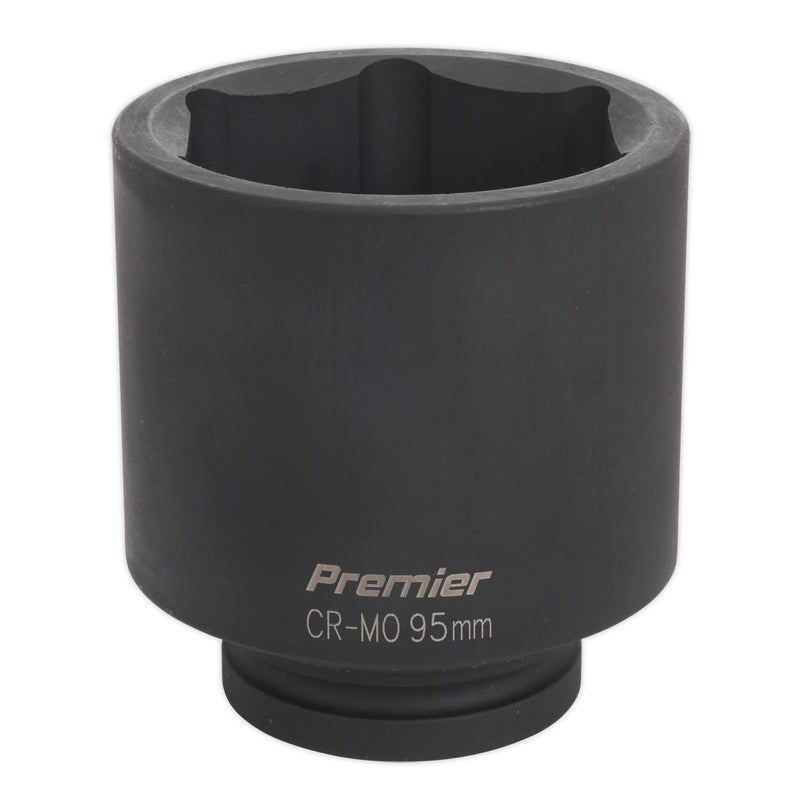 Sealey Impact Socket 95mm Deep 1"Sq Drive IS195D Sealey - Dynamic Drive