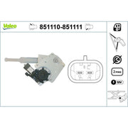 Valeo Electric Window Regulator Lifter Left Rear 851110