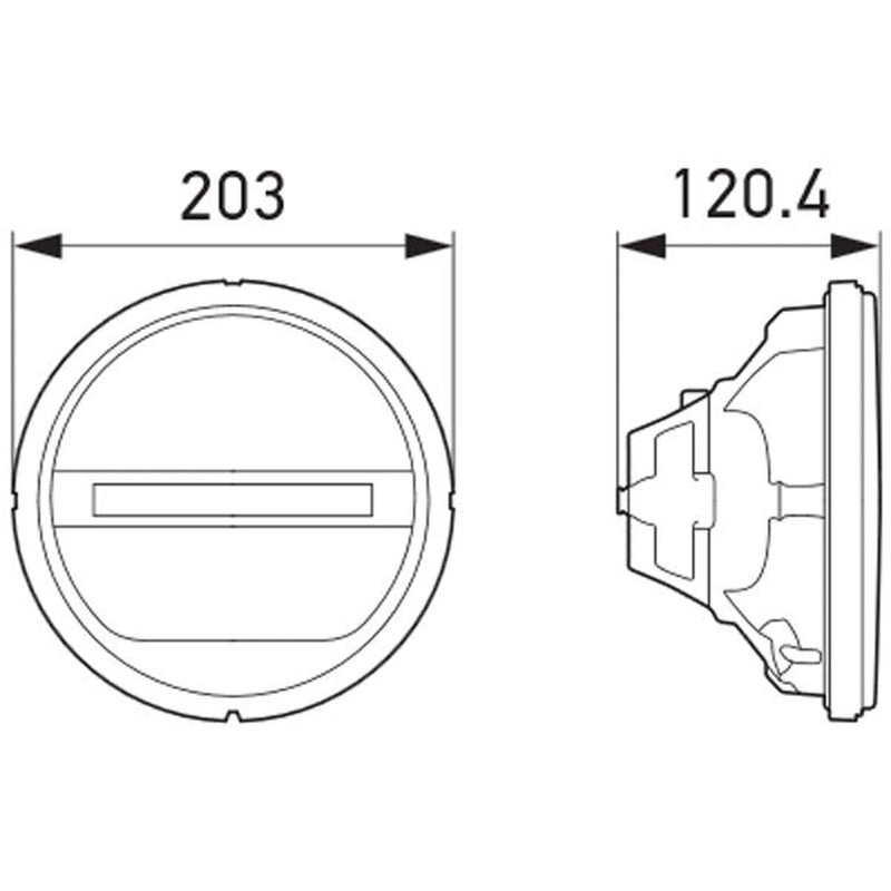 Hella Headlamp Insert Gr 1F8 Front 1F8 241 449-011 1544979 1F8 241 449-011
