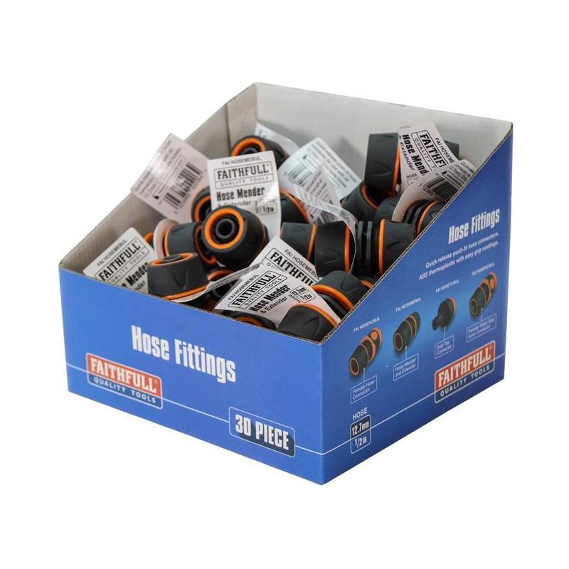 Faithfull Plastic Hose Mender (Box 30) Faithfull - Town Tools