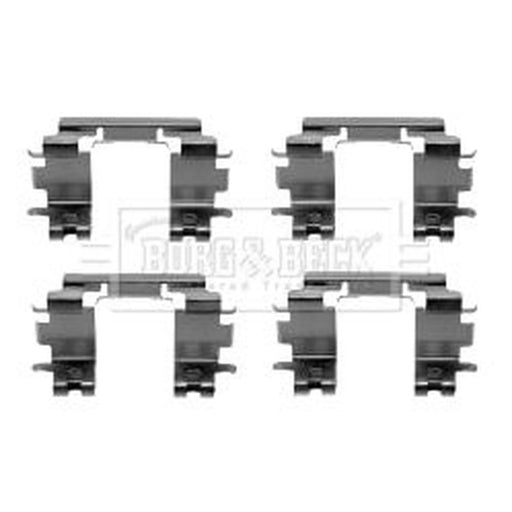 Borg & Beck Brake Pad Accessory Fitting Kit Front BBK1382