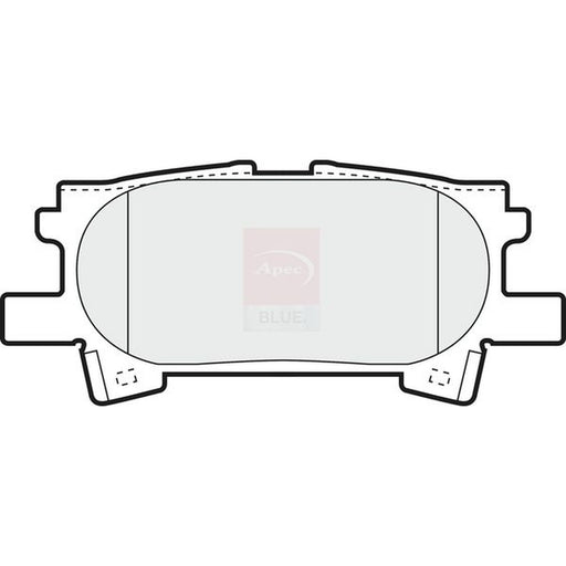 Apec Rear Brake Pad Set fits Lexus Rx 2003-2015