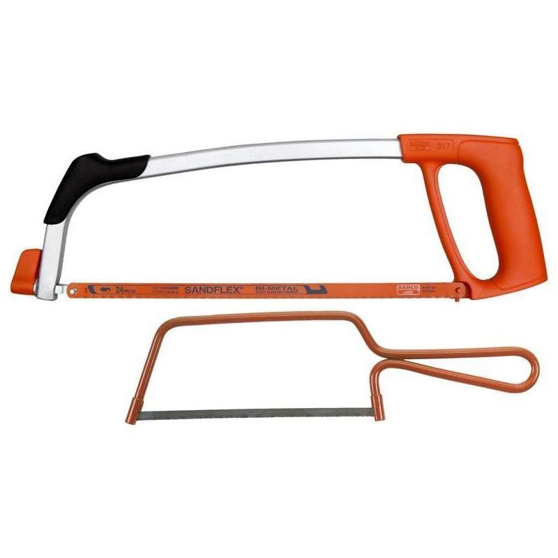 Bahco 317 Hacksaw 300mm with 239 Junior Saw 150mm (Pack of 10) Bahco - NN4 Online