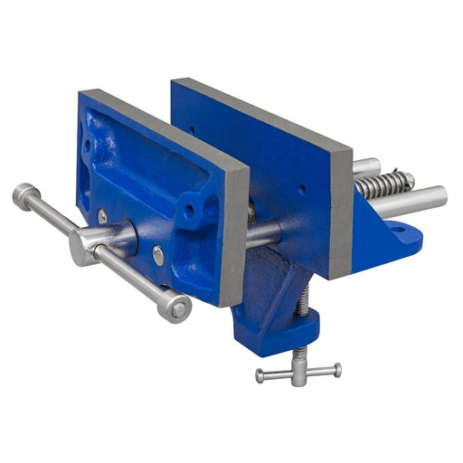 Sealey Woodworking Vice with Clamp Mount 150mm WV150CM Sealey - Dynamic Drive