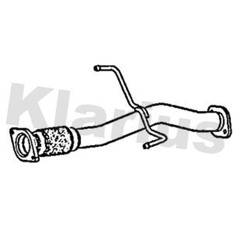 Klarius Exhaust Pipe OD fits Nissan Juke 2014-2019 1.2