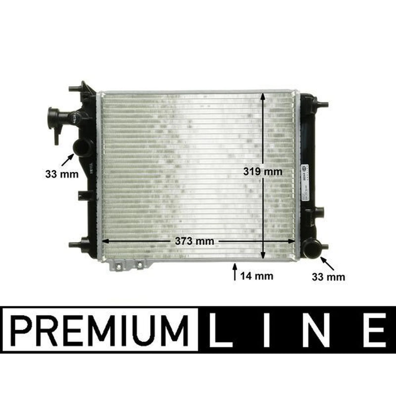 Mahle Engine Radiator fits Hyundai Getz 2002-2010 1.1 1.3 1.4