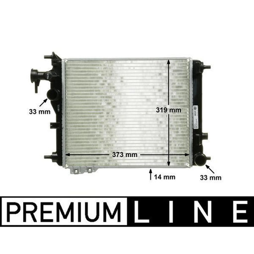 Mahle Engine Radiator fits Hyundai Getz 2002-2010 1.1 1.3 1.4