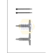NAPA Brake Pad Accessory Fitting Kit Rear fits Chrysler Crossfire 2003-2008 3.2
