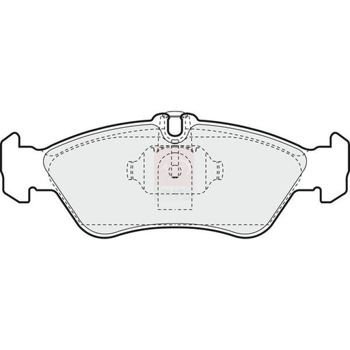 Apec Rear Brake Pad Set PD3113