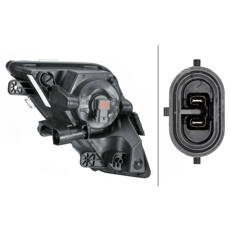 Hella Front Right Fog Light H8 fits Seat Ibiza 2017 on 1.0 1.5 1.6