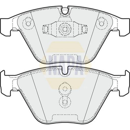 NAPA Front Brake Pad Set NBP1564
