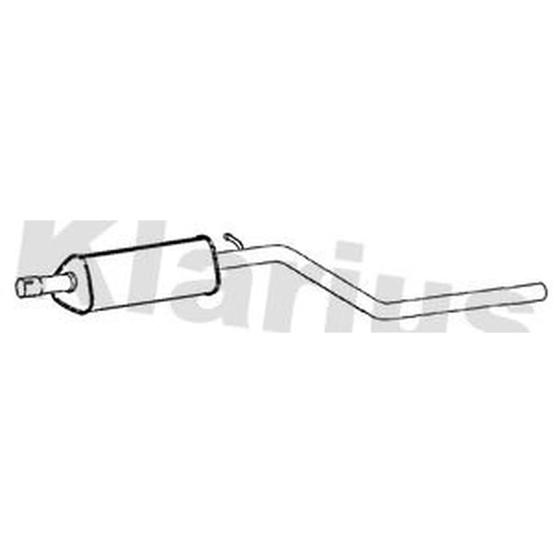 Klarius Box With Front Pipe Front fits Audi Q2 2018 on