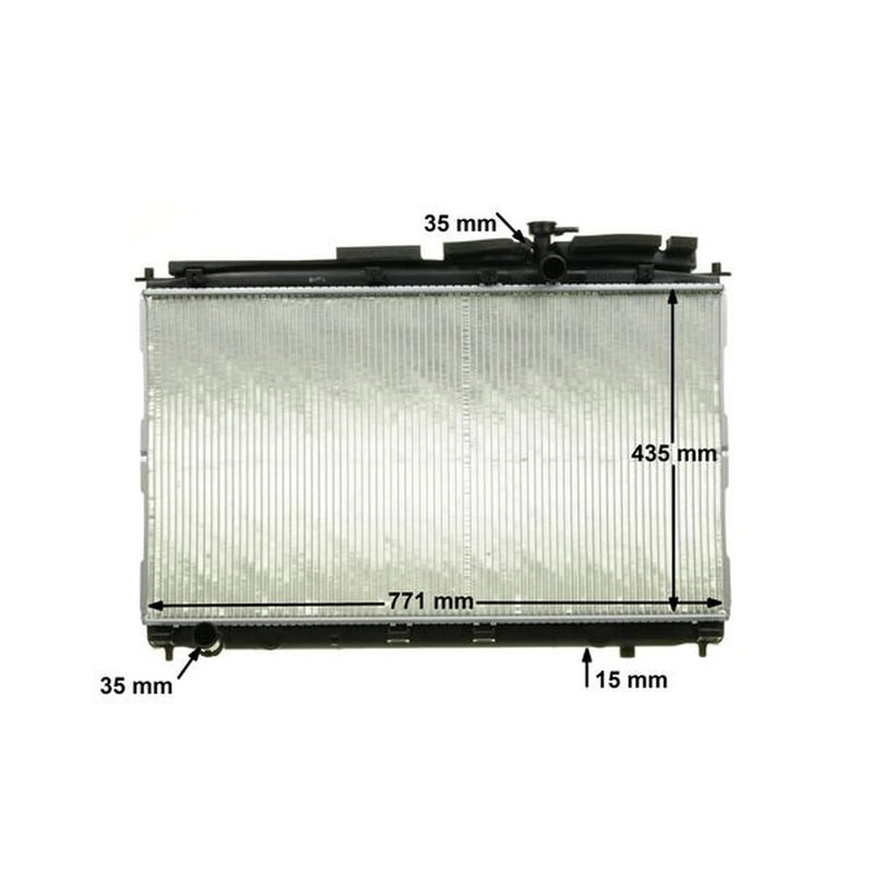 Mahle Engine Radiator fits Hyundai Santa Fé II 2006-2012 2.2 2.7