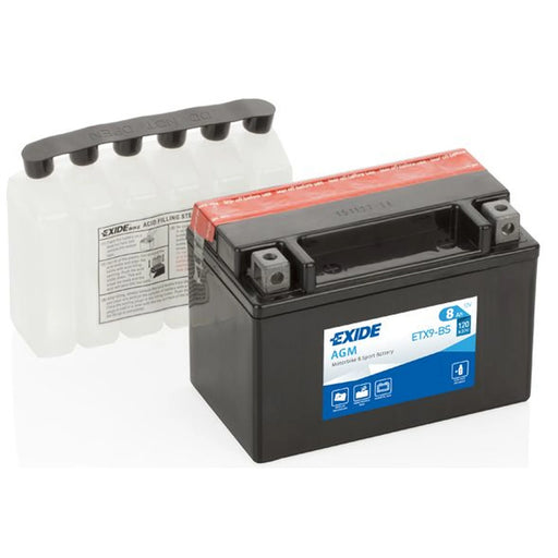 Exide Battery 12V 8Ah 120A ETX9-BS