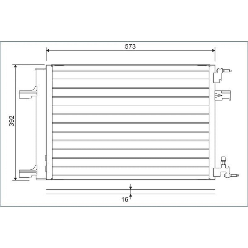 Valeo Air Conditioning Condenser 814201