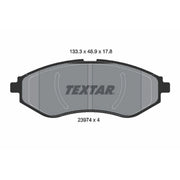 Textar Front Brake Pad Set 2397401