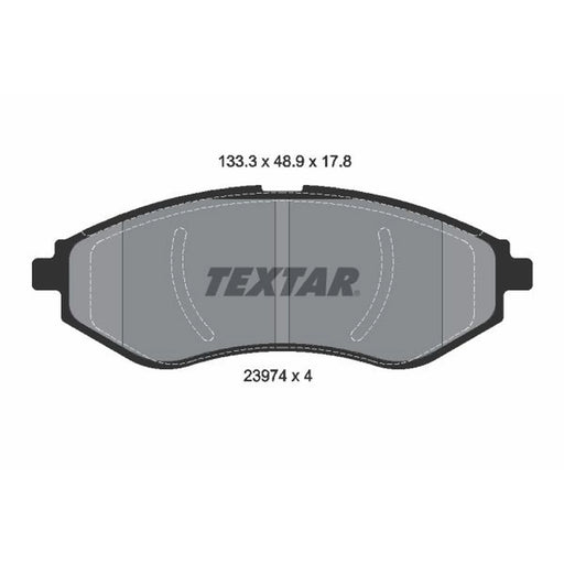 Textar Front Brake Pad Set 2397401