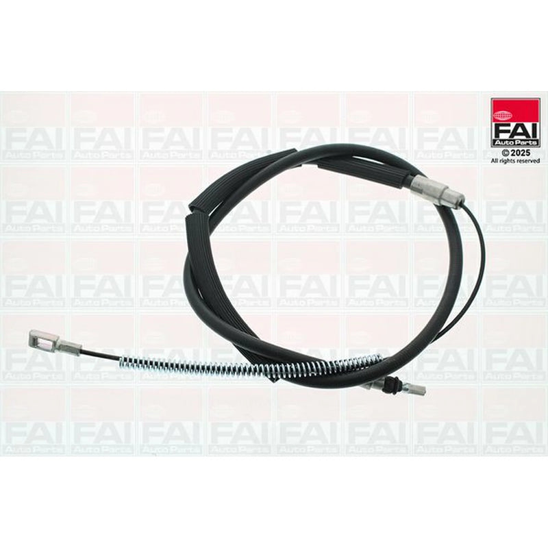 FAI Handbrake Cable Left Rear fits VW Transporter 1979-1992 1.6 1.7 1.9 2.0 2.1