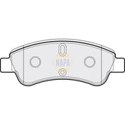 NAPA Front Brake Pad Set NBP1146