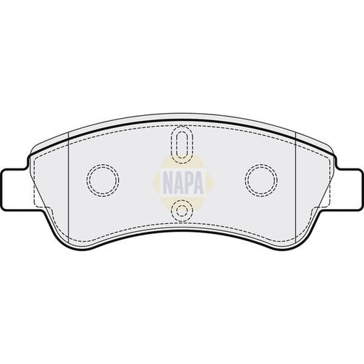 NAPA Front Brake Pad Set NBP1146