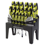 Draper Screwdriver, Hex Key and Bit Set, Green (44 Piece) 78619 Draper - Dynamic Drive