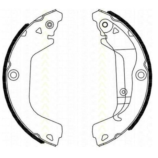 Mintex Brake Shoe Set Axle Kit fits Chevrolet Cruze 2009-2015 1.4 1.6 1.8 2.0