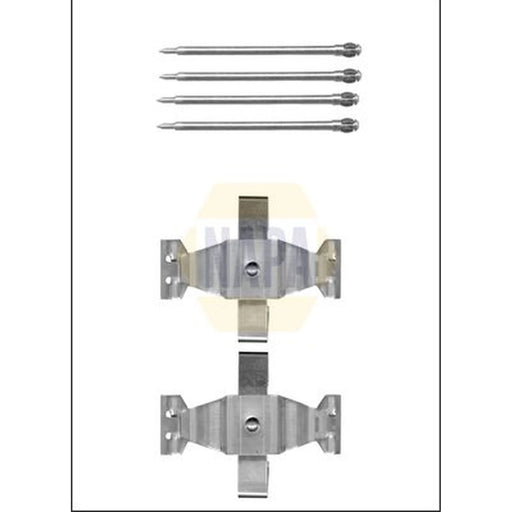NAPA Brake Pad Accessory Fitting Kit Front fits Mercedes-Benz Clk 2005-2010