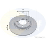 Comline Rear Brake Solid Discs & Pads fits Vauxhall Corsa 2019 on